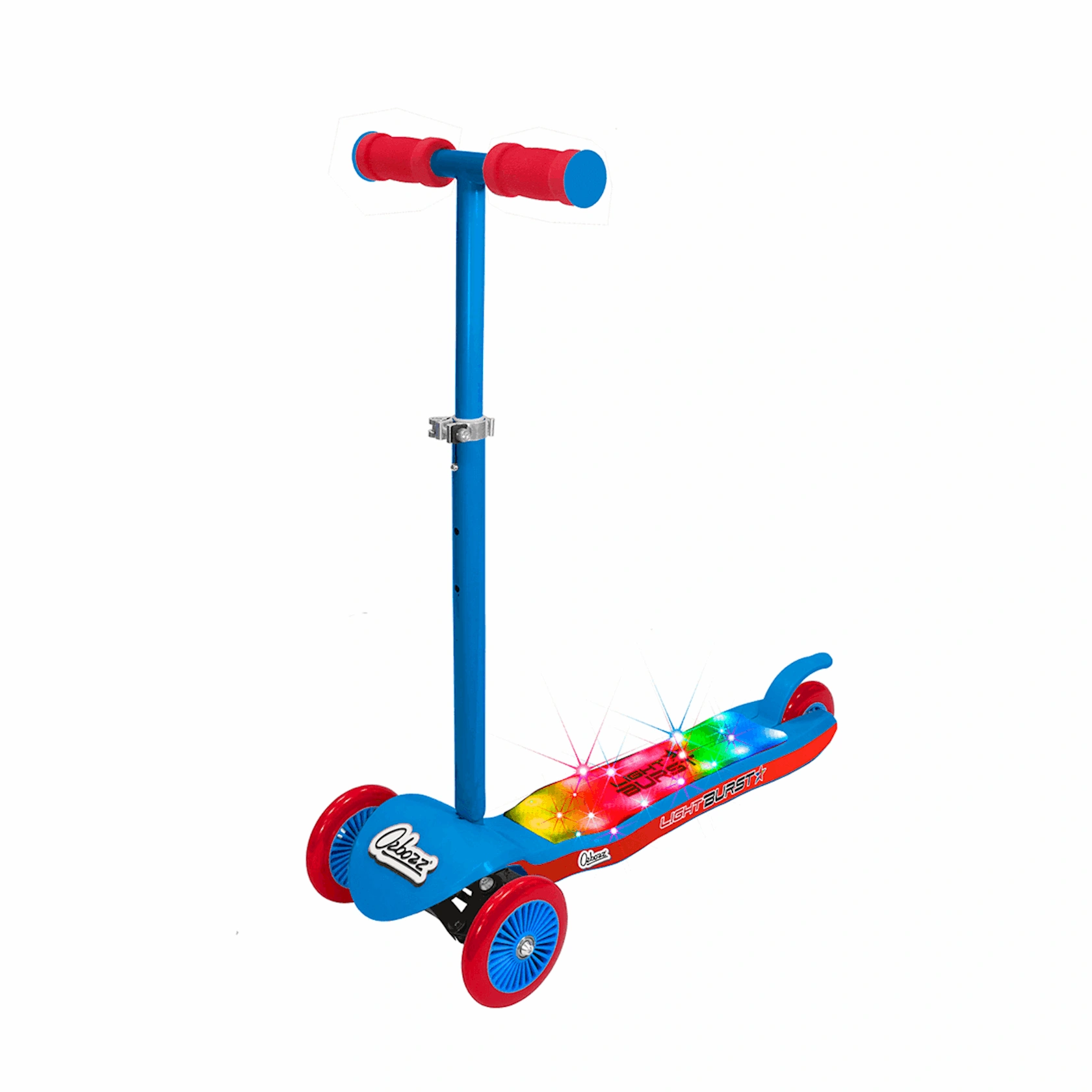 Neon Burst 3-Wheel Scooter - Ride the Electric Wave!